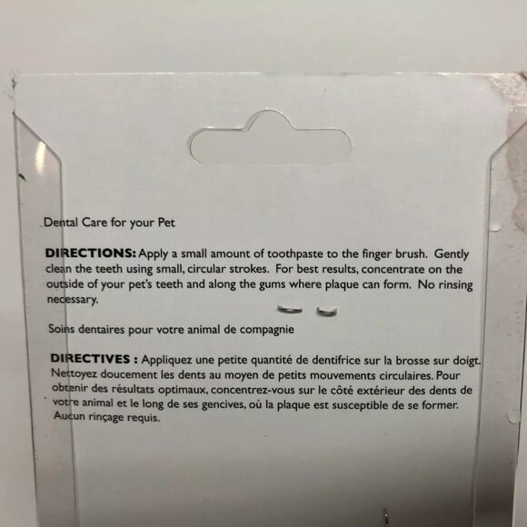 Pet Finger Toothbrush Set of 2 Wahl Pet Care Supplies Dogs Cats New in Package - Picture 3 of 8